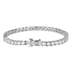Tennis Chain Copper Zircon Single Row Hip Hop Bracelet