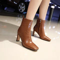 Fashionable Women's Single Boots for Spring and Autumn