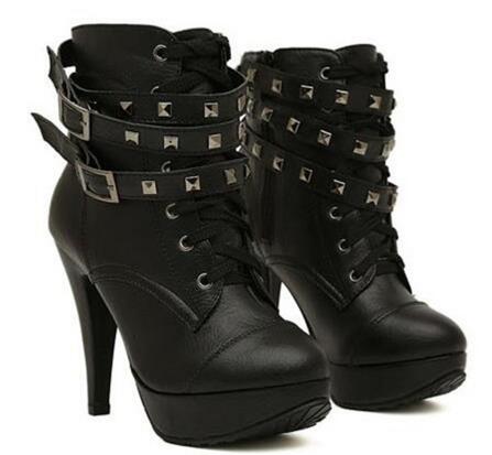 Fashionable Ankle Boots, Biker Boots, High Heel Boots