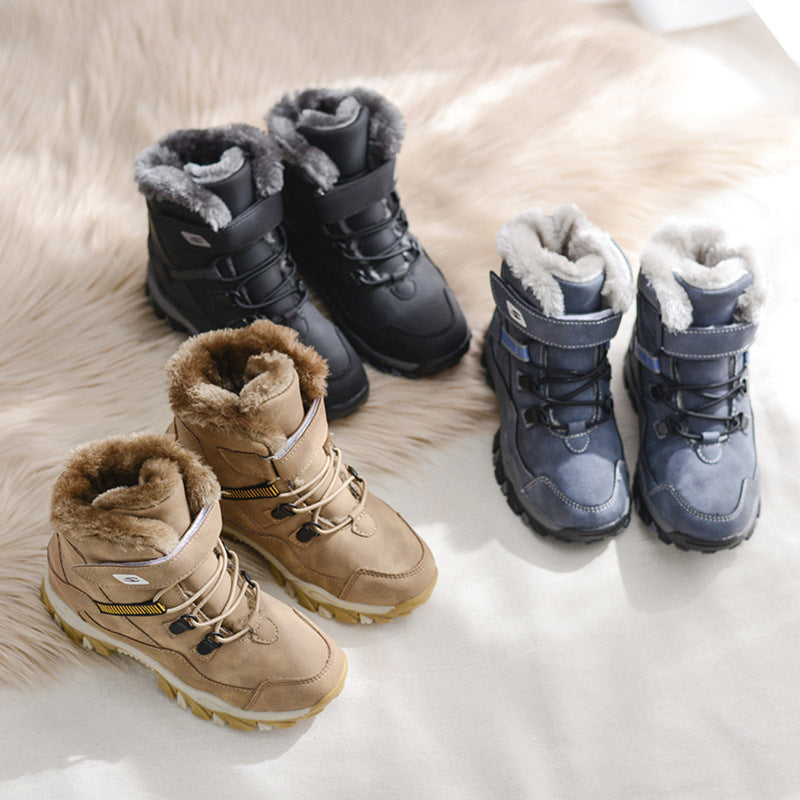 Fashionable Kids' Winter Snow Boots and Martin Boots