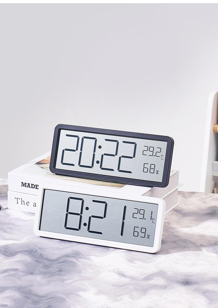 Large Screen Living Room Wall Clocks Temperature and Humidity Clock Modern Clocks