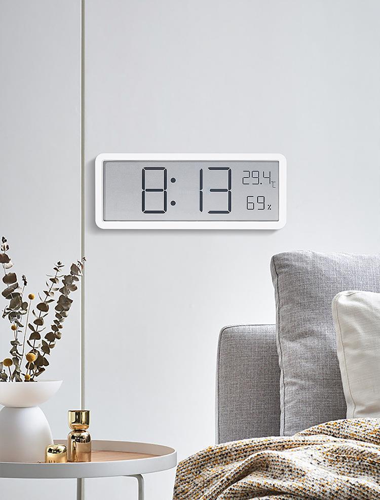 Large Screen Living Room Wall Clocks Temperature and Humidity Clock Modern Clocks