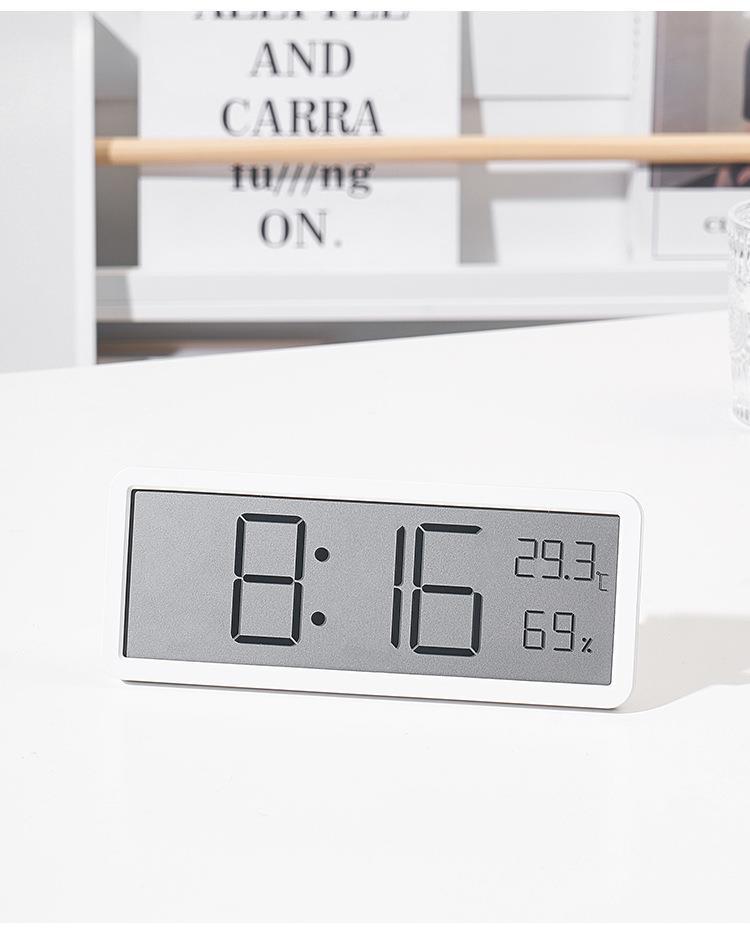 Large Screen Living Room Wall Clocks Temperature and Humidity Clock Modern Clocks