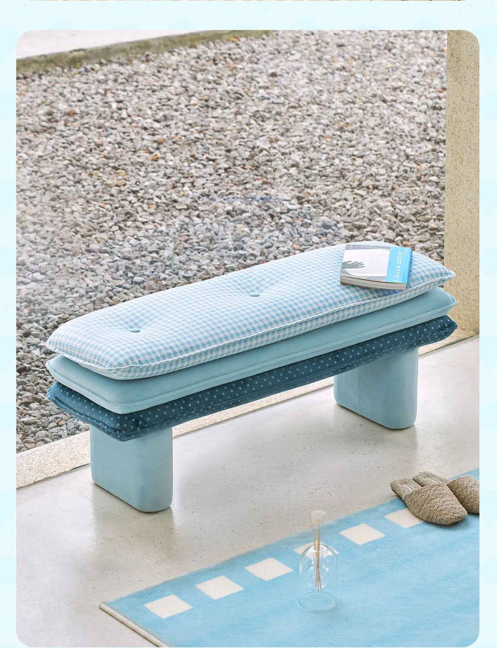 Living Room Hotel Stool Bedroom Floor Entrance Benches Stool Dopamine Ottomans Mueble Recibidor De Entrada Chinese Furniture