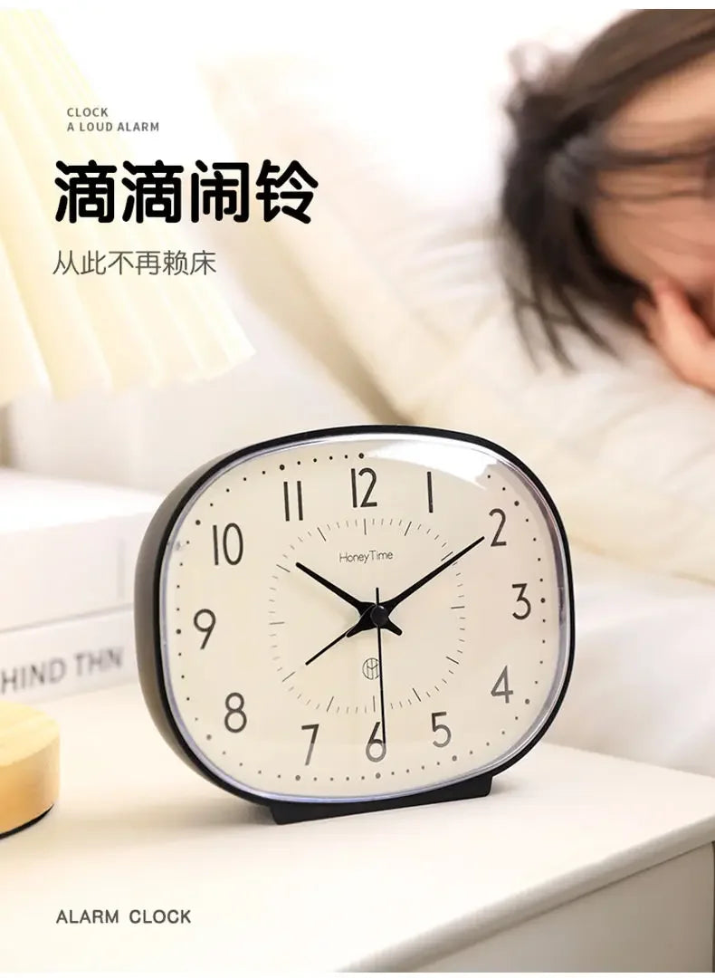 Modern Floating Dial-Free Clock Creative Simple Desktop Decoration Small Clock for Home and Office Ornament Black Technology