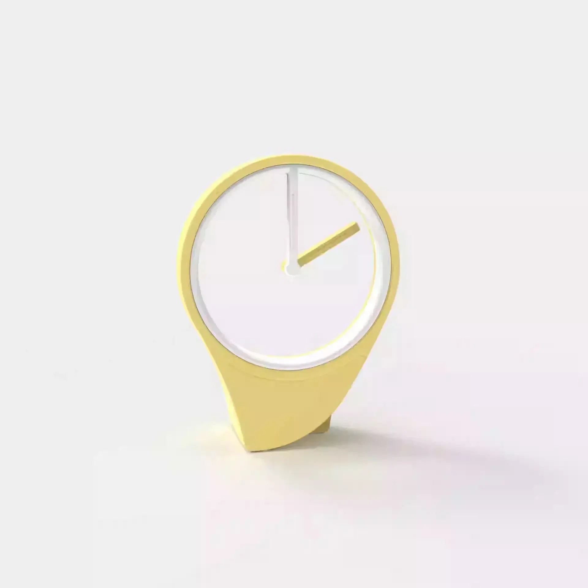 Modern Floating Dial-Free Clock Creative Simple Desktop Decoration Small Clock for Home and Office Ornament Black Technology