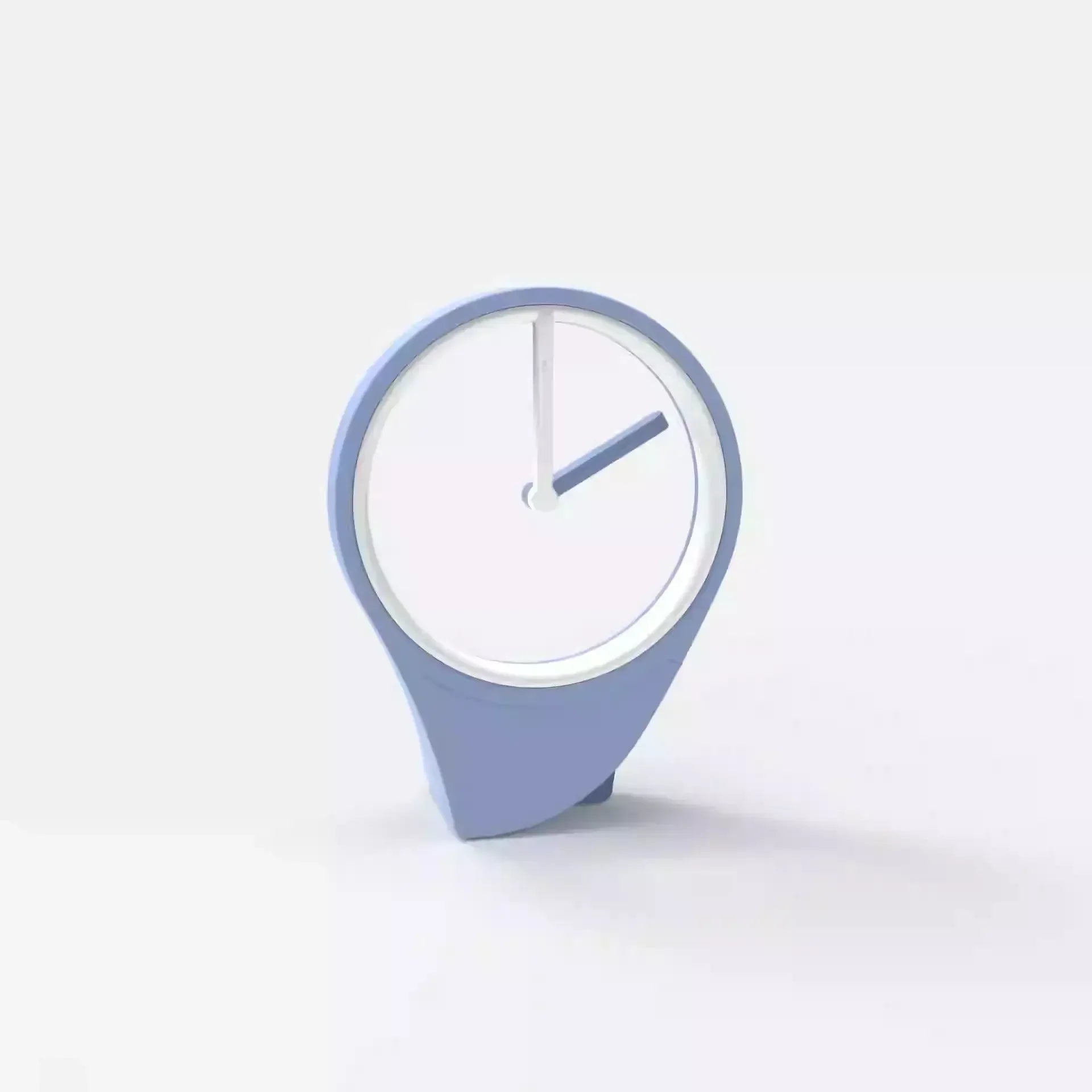 Modern Floating Dial-Free Clock Creative Simple Desktop Decoration Small Clock for Home and Office Ornament Black Technology