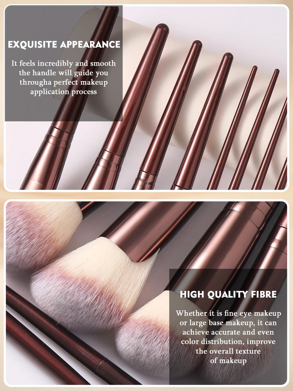 56PCS Makeup Tools：36PCS Makeup brush set+4PCS Makeup Tools+8PCS Makeup Sponges+8PCS Powder Puffs