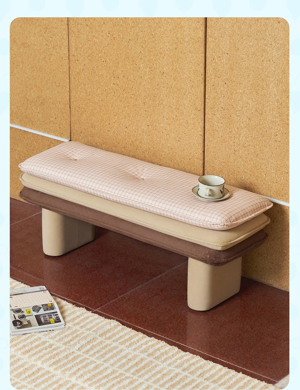 Living Room Hotel Stool Bedroom Floor Entrance Benches Stool Dopamine Ottomans Mueble Recibidor De Entrada Chinese Furniture