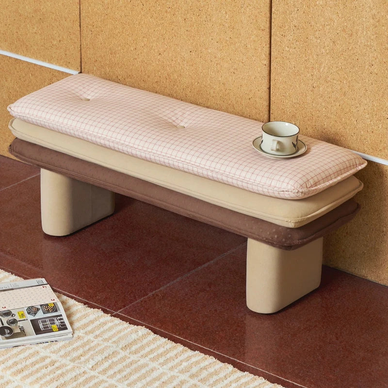 Living Room Hotel Stool Bedroom Floor Entrance Benches Stool Dopamine Ottomans Mueble Recibidor De Entrada Chinese Furniture