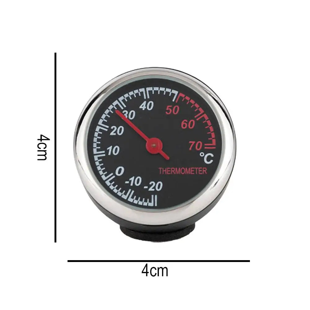 NEW Car Clock Luminous Automobiles Internal Stick-On Mini Digital Watch Mechanics Quartz Clocks Auto Ornament Car Accessories