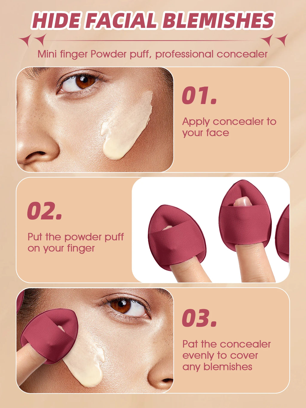 56PCS Makeup Tools：36PCS Makeup brush set+4PCS Makeup Tools+8PCS Makeup Sponges+8PCS Powder Puffs
