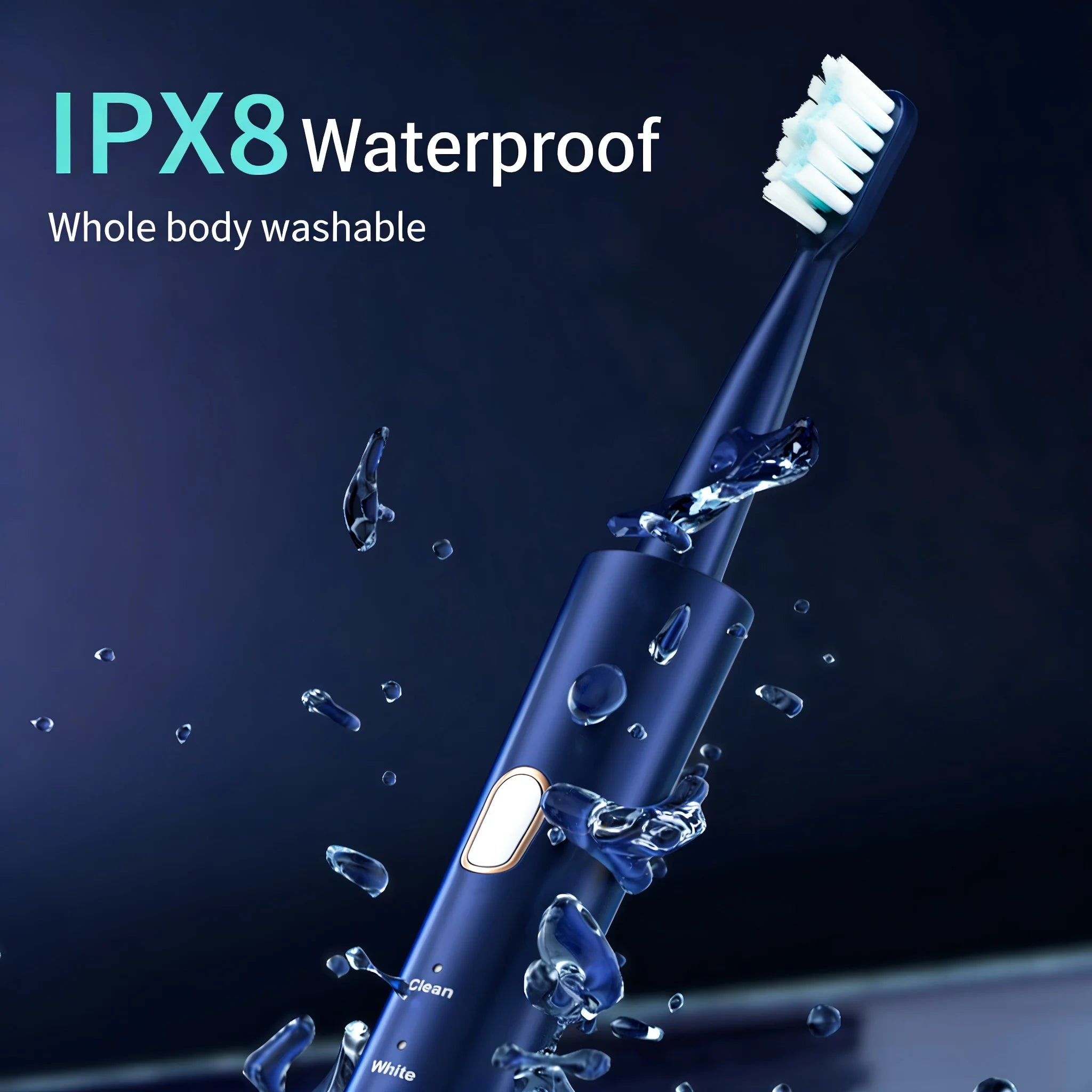 DR.GOOD Sonic Electric Toothbrush for Adults, Soft Bristles, USB Rechargeable, 5 Modes, Oral Care for Men & Women.