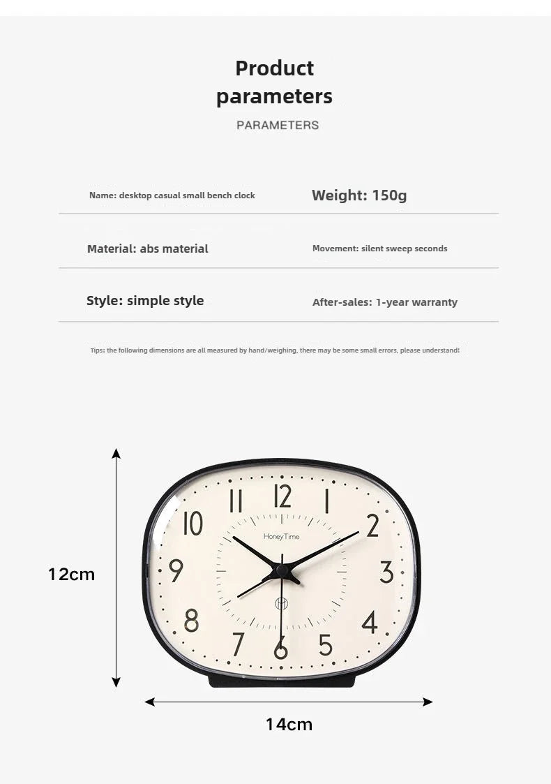 Modern Floating Dial-Free Clock Creative Simple Desktop Decoration Small Clock for Home and Office Ornament Black Technology