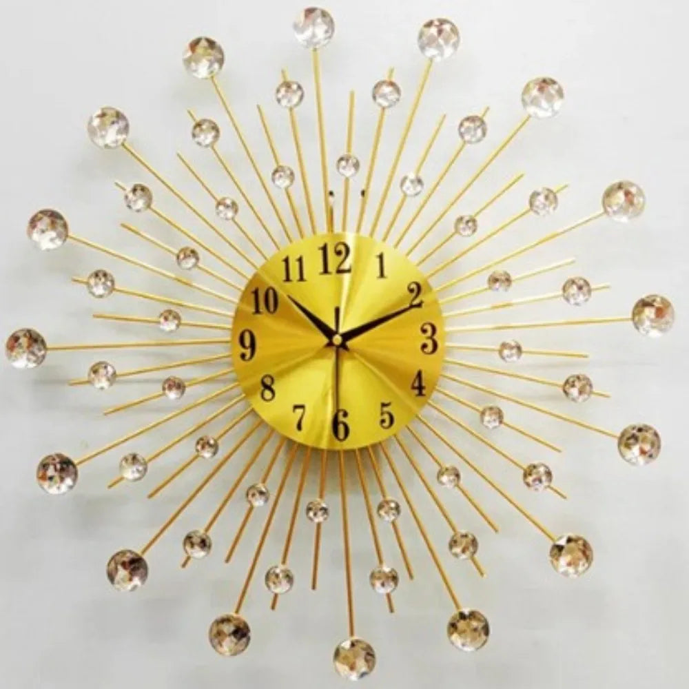 Creative simple clocks gypsy stars decorative living room wall clocks household silent clocks wall-mounted art Home Decoration