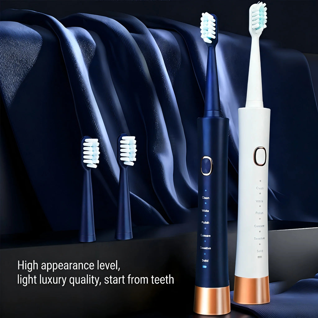 DR.GOOD Sonic Electric Toothbrush for Adults, Soft Bristles, USB Rechargeable, 5 Modes, Oral Care for Men & Women.
