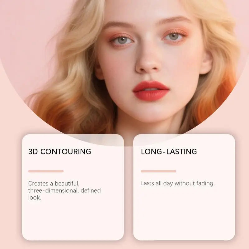 Makeup Stick for Contour Highlight and Blush Dual Ended Hydrating Long Lasting Formula for Easy Daytime Look