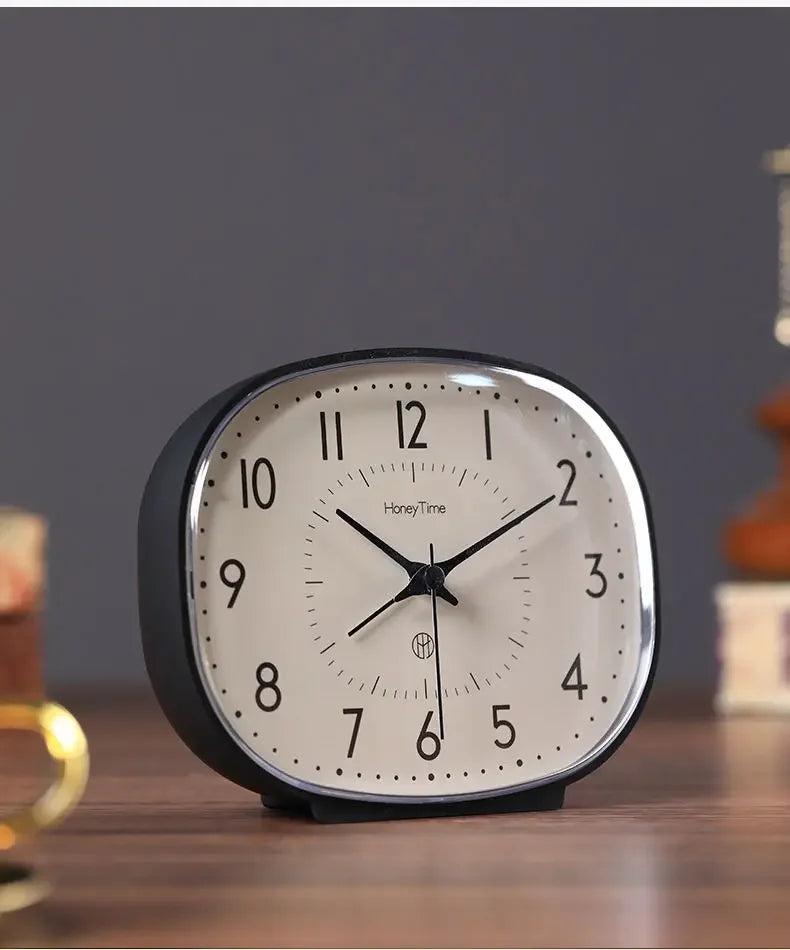 Modern Floating Dial-Free Clock Creative Simple Desktop Decoration Small Clock for Home and Office Ornament Black Technology