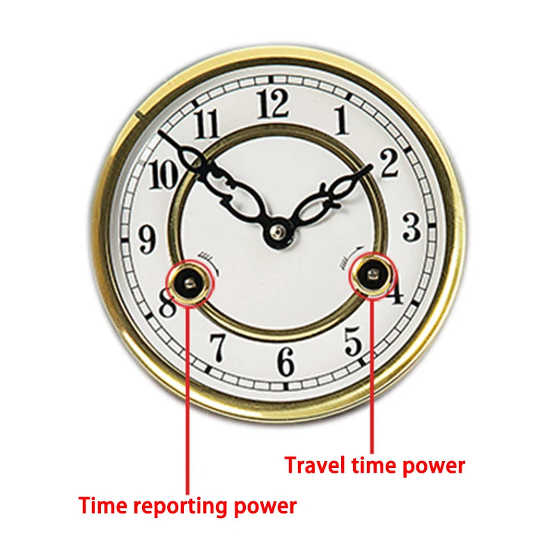 Mechanical Desk Clock Vintage Table Clocks Solid Wood Desktop Decoration Clock Upper Chord Spring Time Reporting Pendulum Clocks
