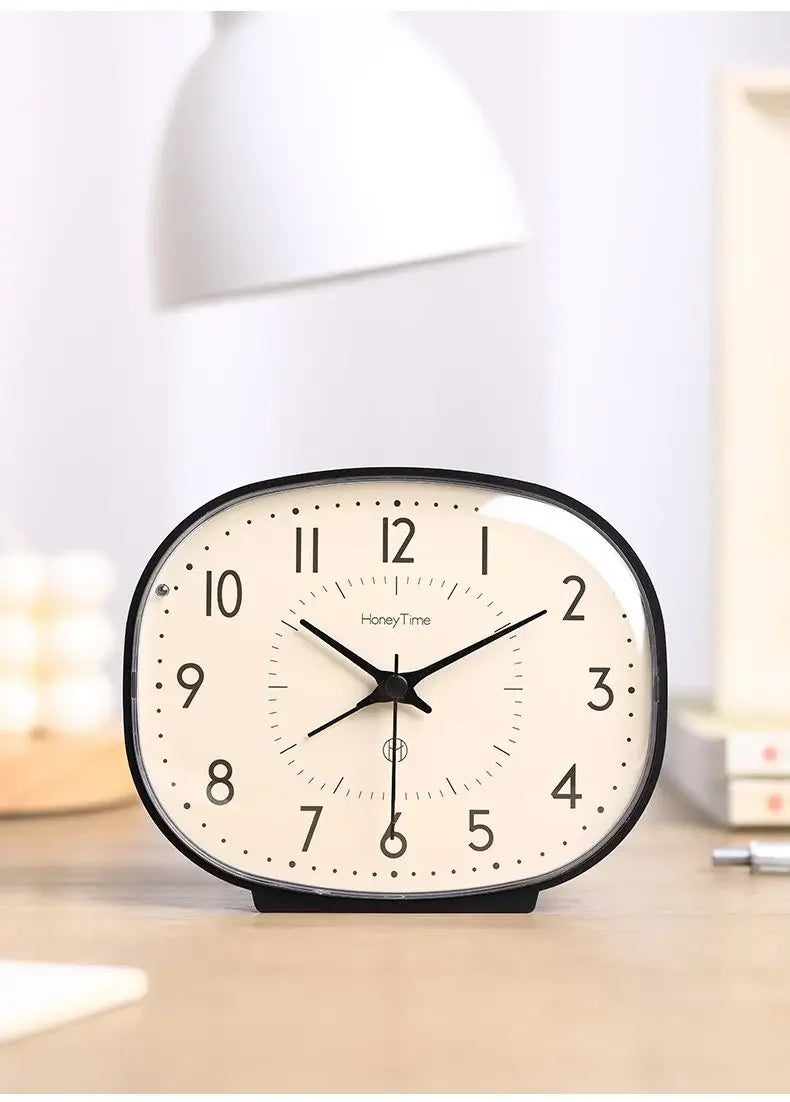 Modern Floating Dial-Free Clock Creative Simple Desktop Decoration Small Clock for Home and Office Ornament Black Technology