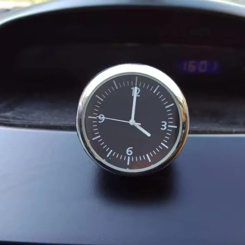 NEW Car Clock Luminous Automobiles Internal Stick-On Mini Digital Watch Mechanics Quartz Clocks Auto Ornament Car Accessories