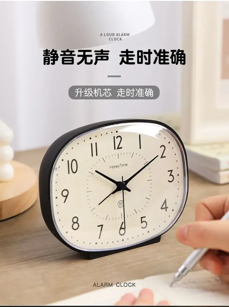 Modern Floating Dial-Free Clock Creative Simple Desktop Decoration Small Clock for Home and Office Ornament Black Technology