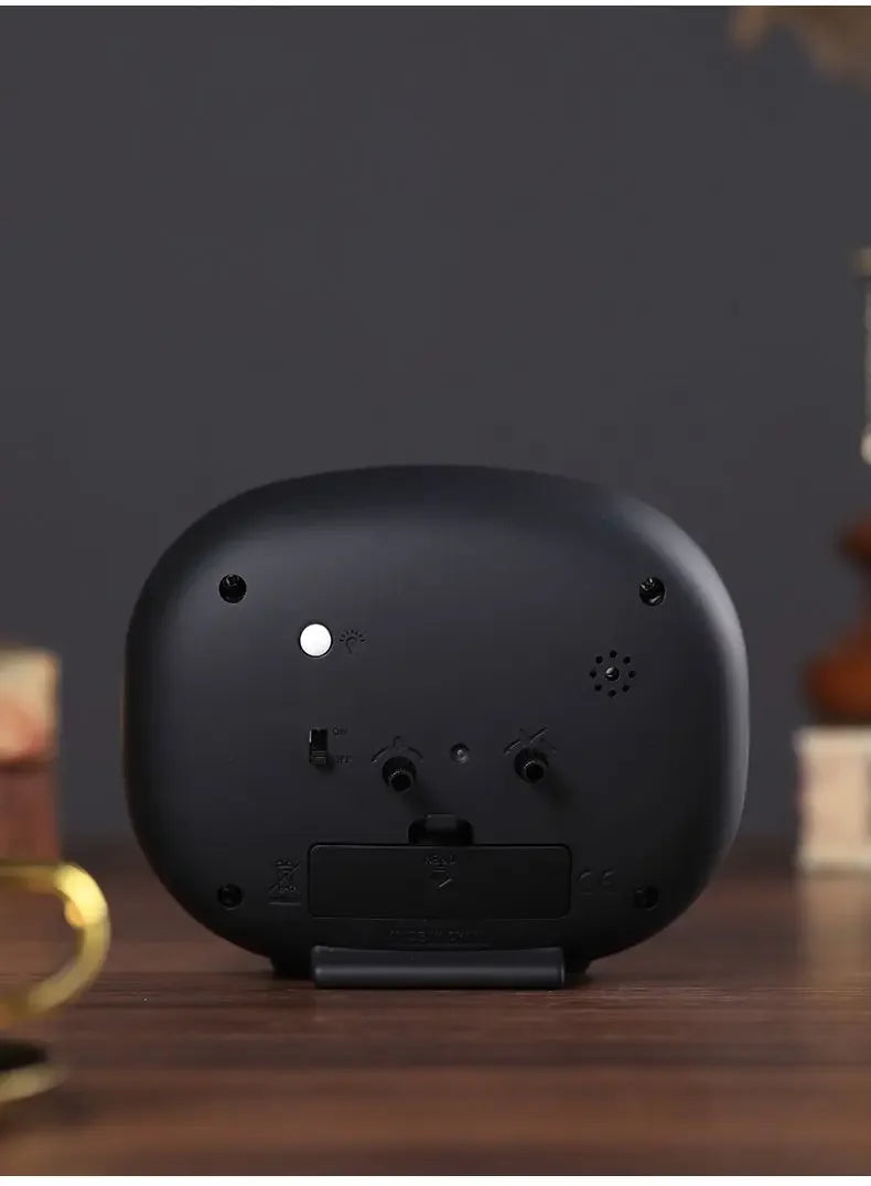 Modern Floating Dial-Free Clock Creative Simple Desktop Decoration Small Clock for Home and Office Ornament Black Technology