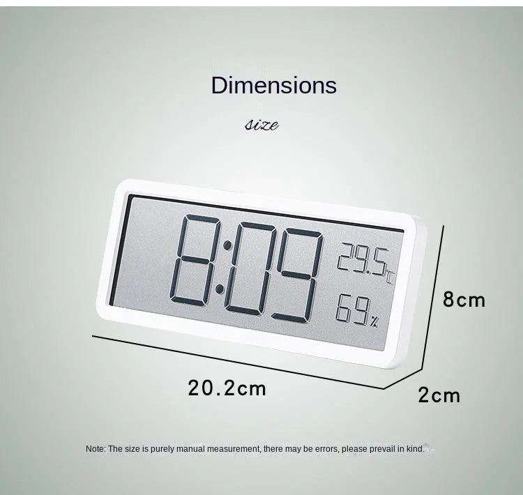 Large Screen Living Room Wall Clocks Temperature and Humidity Clock Modern Clocks
