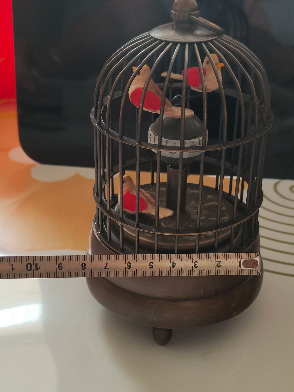 China brass Western clocks birdcage clocks mechanical clocks European retro ornaments collection