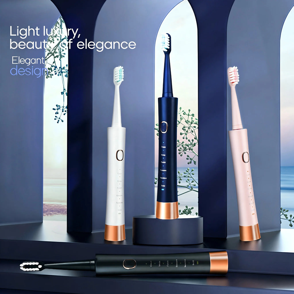 DR.GOOD Sonic Electric Toothbrush for Adults, Soft Bristles, USB Rechargeable, 5 Modes, Oral Care for Men & Women.