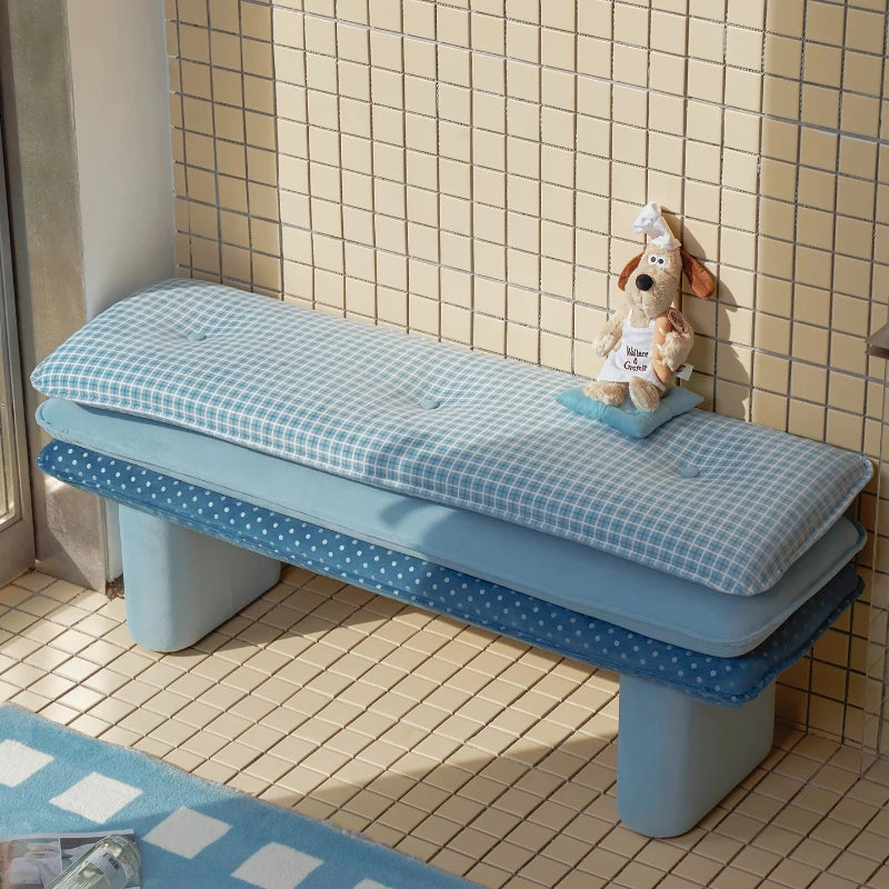 Living Room Hotel Stool Bedroom Floor Entrance Benches Stool Dopamine Ottomans Mueble Recibidor De Entrada Chinese Furniture