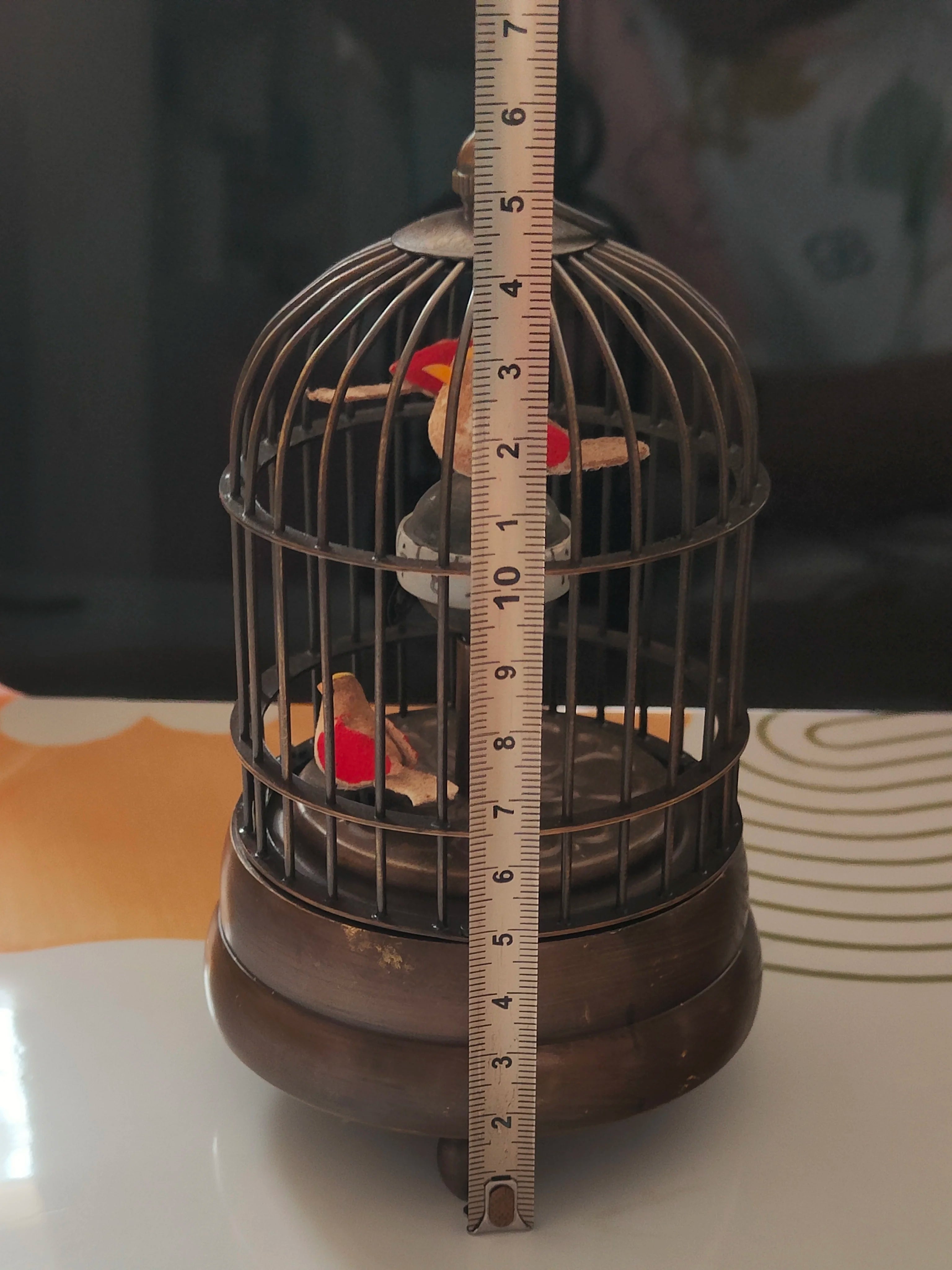 China brass Western clocks birdcage clocks mechanical clocks European retro ornaments collection