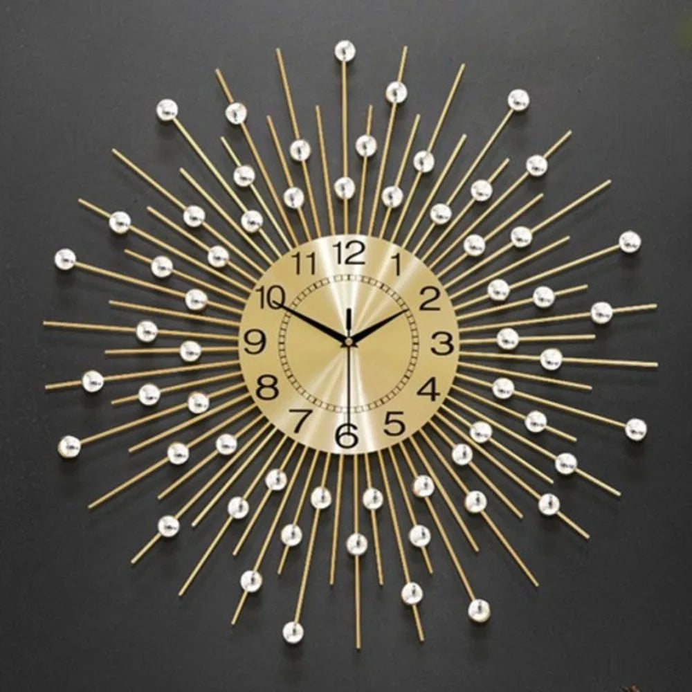 Creative simple clocks gypsy stars decorative living room wall clocks household silent clocks wall-mounted art Home Decoration
