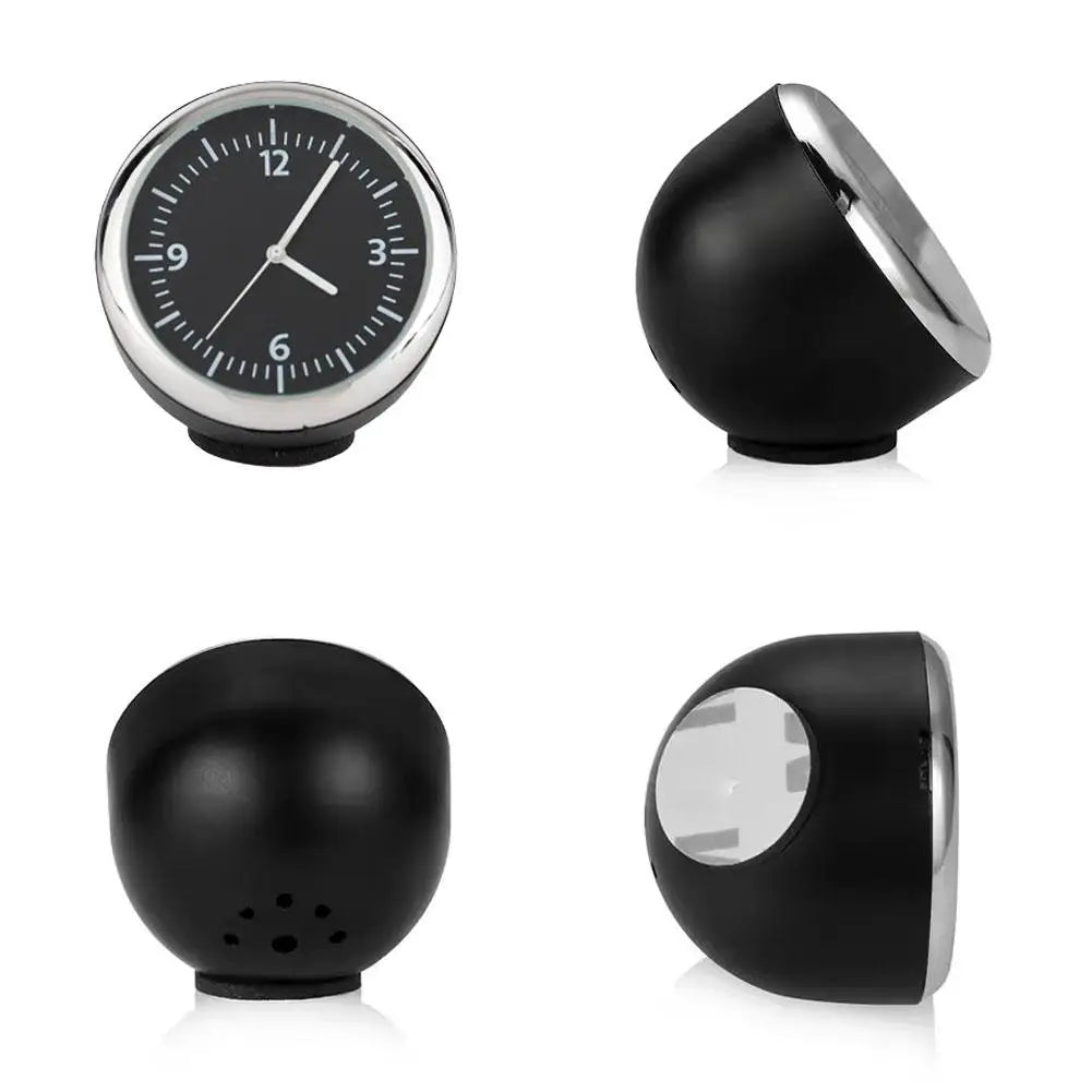 NEW Car Clock Luminous Automobiles Internal Stick-On Mini Digital Watch Mechanics Quartz Clocks Auto Ornament Car Accessories