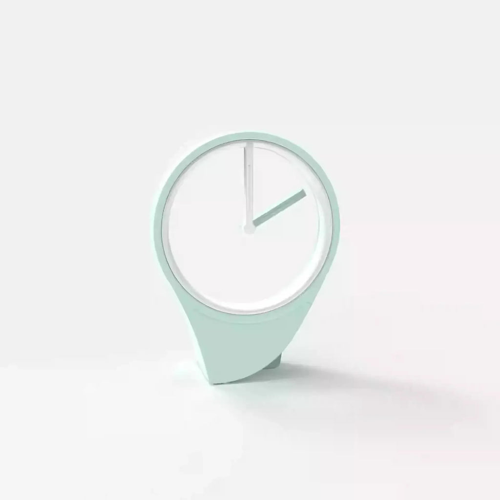 Modern Floating Dial-Free Clock Creative Simple Desktop Decoration Small Clock for Home and Office Ornament Black Technology