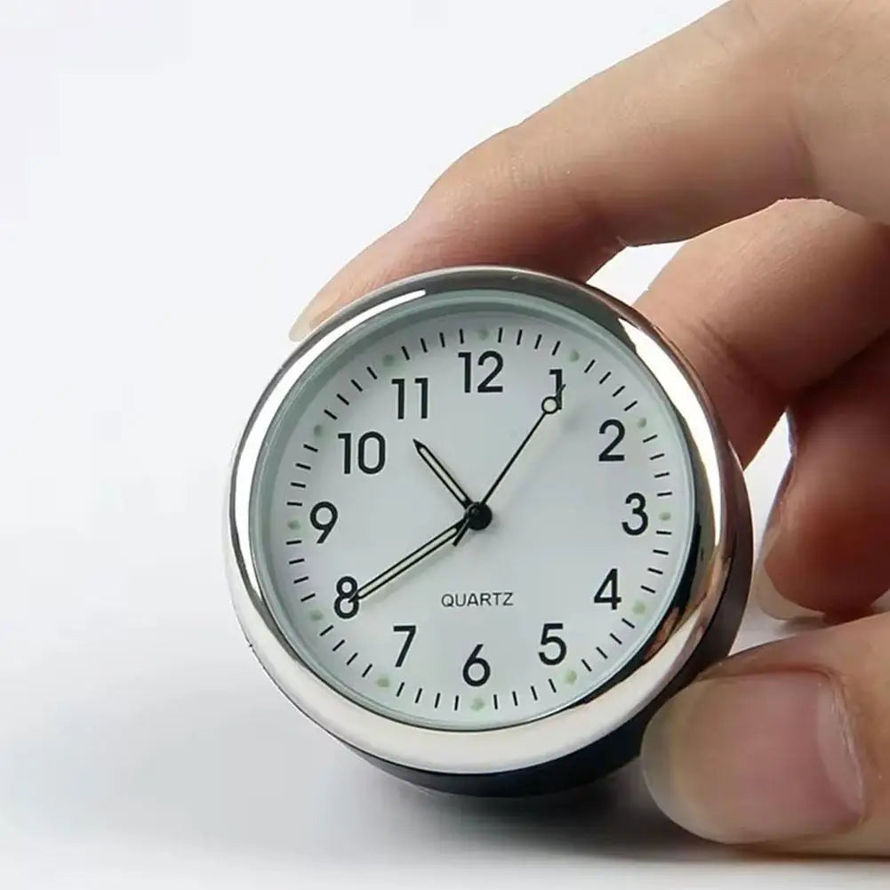 NEW Car Clock Luminous Automobiles Internal Stick-On Mini Digital Watch Mechanics Quartz Clocks Auto Ornament Car Accessories