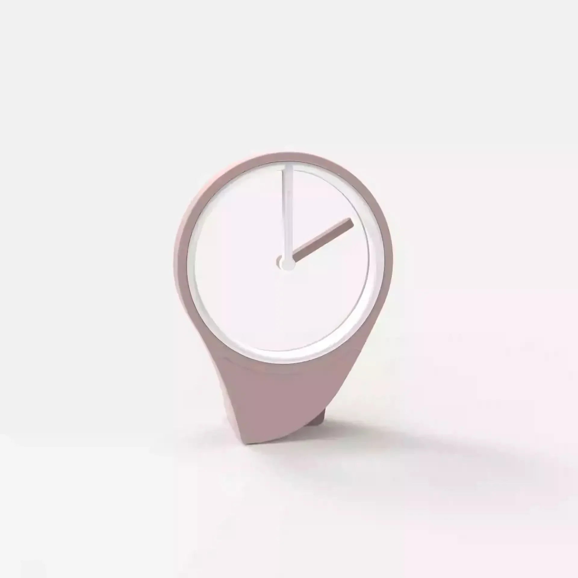 Modern Floating Dial-Free Clock Creative Simple Desktop Decoration Small Clock for Home and Office Ornament Black Technology