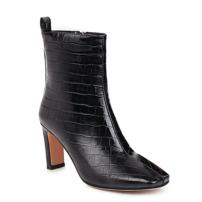 Fashionable Women's Single Boots for Spring and Autumn