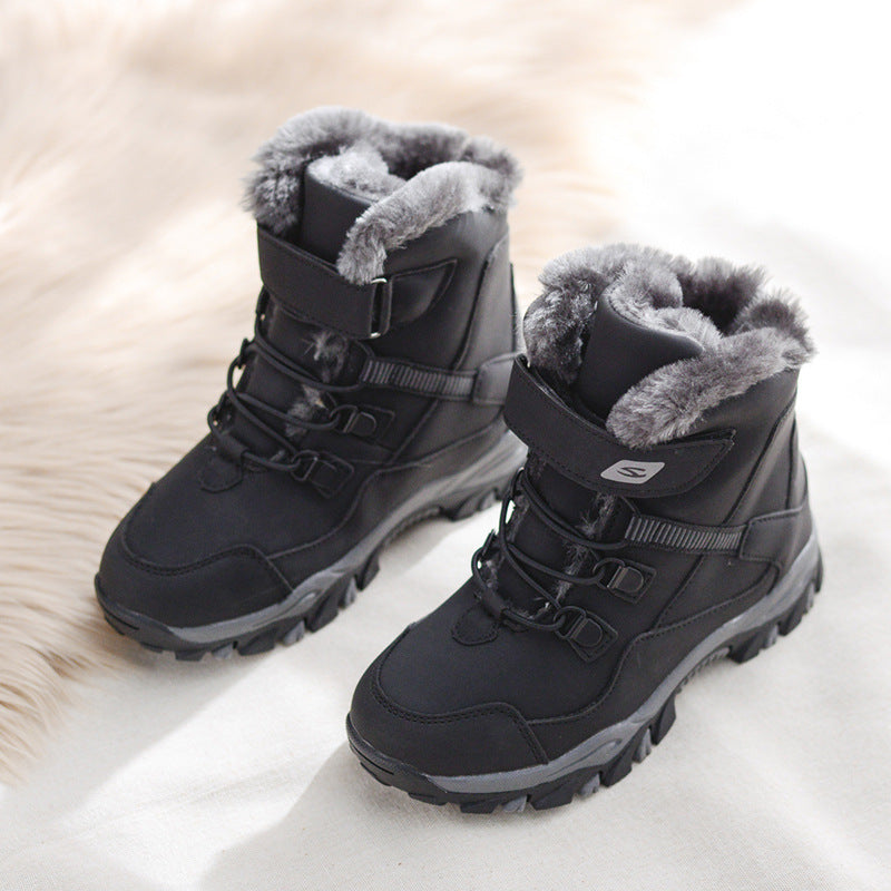 Fashionable Kids' Winter Snow Boots and Martin Boots