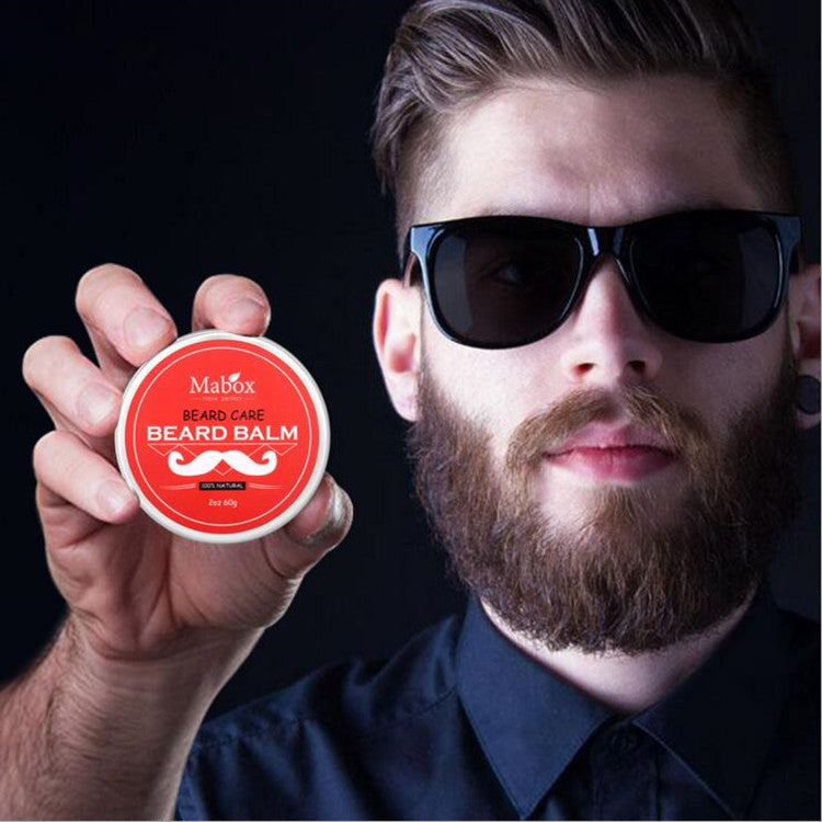 Organic Beard Balm and Hair Care Oil (Professional Tool)